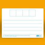 Show-me A4 4-Frame Phoneme Mini Whiteboards, Pack of 10 Boards LPB10