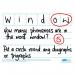 Show-me A4 6-Frame Phoneme Mini Whiteboards, Small Pack, 10 Sets LPB610A