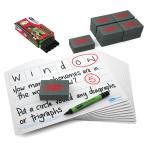 Show-me A4 6-Frame Phoneme Mini Whiteboards, Small Pack, 10 Sets LPB610A