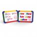 Show-me A2 Magnetic Framed Board, GriddedPlain MBA2