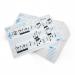 This image shows a pack of 35 A4-size music ruled drywipe boards from Eastpoint Lapboards. The boards are white with thin black grid lines and have a glossy finish. Each board has a smooth surface that allows for easy writing and erasing. The pack is neatly packaged and ready for use in a classroom or office setting.