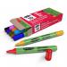 Show-me Box 10 Medium Tip Slim Barrel Drywipe Markers - Assorted Colours SDP10A