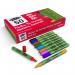 Show-me Box 50 Medium Tip Slim Barrel Drywipe Markers - Assorted Colours SDP50A