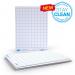 Show-me A4 Gridded Mini Whiteboards, Pack of 10 Boards SQB10