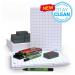 Show-me A4 Gridded Mini Whiteboards, Small Pack, 10 Sets SQB10A