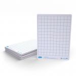 The Eastpoint Lapboards Show-me Pack includes 35 A4 sized whiteboards, each with a gridded and plain side. The whiteboards are all white and have a square shape, making them perfect for presentations, group activities, or brainstorming sessions. The pack offers a convenient and versatile solution for any type of visual communication.