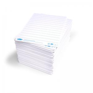 Show-me A4 Supertough Lined Mini Whiteboards Pack of 100 Boards SRL100