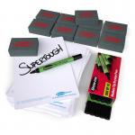 Show-me A5 Supertough Plain Mini Whiteboards, Small Pack, 10 Sets SRPA5/10