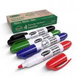 Show-me Teacher Markers, Assorted Colours, Pack of 4 STM4