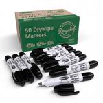 Show-me Eco Markers, Black, Pack of 50 STM50