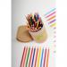 re:create Treesaver Colouring Pencils, 12 Assorted Colours, Tube of 72 TREE72COLT