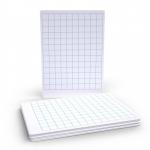 Show-me Gridded Drywipe Boards Pack of 30 WBG30