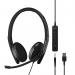 Epos Adapt 165T USB II Binaural Wired Headband Headset Black EPO00703