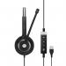 Epos Impact SC230 USB MS II Wired Monaural Headset USB-A Certified for Microsoft Teams 1000578 EPO20392