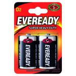 Eveready Super Heavy Duty D Batteries (Pack of 2) R20B2UP ER00229