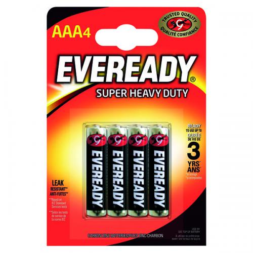 Eveready Super Heavy Duty AAA Batteries, ER01002