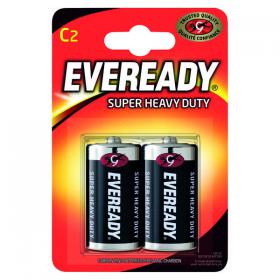 Eveready Super Heavy Duty C Batteries (Pack of 2) R14B2UP ER01572