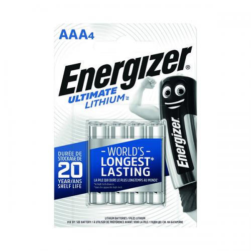 634353 Energizer AAA Ultimate Lithium Batteries Pack of 10 ER34353 