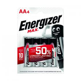 Energizer MAX E91 AA Batteries (Pack of 4) E300112500 ER34123