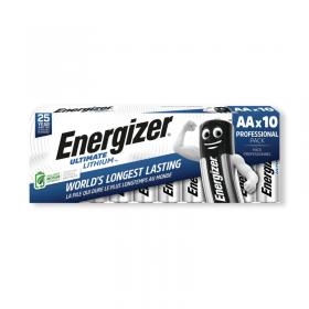 Energizer Ultimate Lithium AA Batteries (Pack of 10) 634352 ER34352