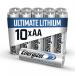 Energizer Ultimate Lithium AA Batteries (Pack of 10) 634352 ER34352