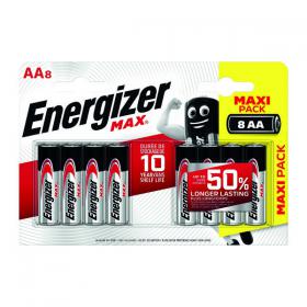 Energizer MAX E91 AA Batteries (Pack of 8) E300112400 ER41024
