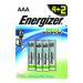 Energizer EcoAdvanced Alkaline AAA Batteries E92 (Pack of 4) + 2 Free) E300135300