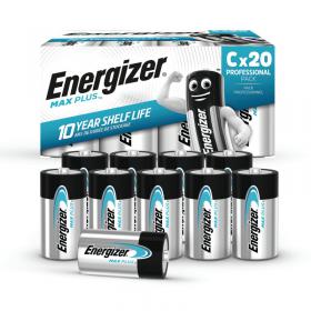 Energizer Max Plus C Alkaline Battery (Pack of 20) 423341 ER42334