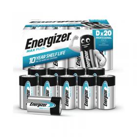 Energizer Max Plus D Alkaline Battery (Pack of 20) 423365 ER42336