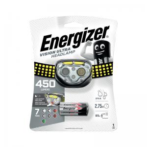 Energizer Vision Ultra HD Headlight 2 hours 45 minutes Run Time 3xAAA