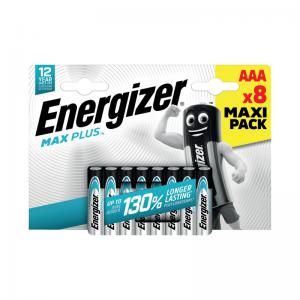 Photos - Battery Energizer Max Plus AAA  Pack of 8 E303321300 ER43752 