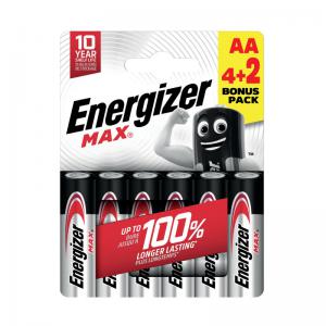 Energizer Max AA Battery 42 Pack of 6 E303328500 ER43771