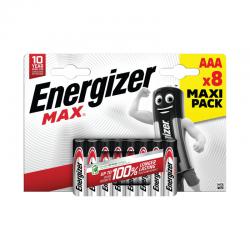 Energizer Max AAA Battery (Pack of 8) E303324100 ER43798