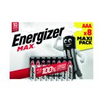 Energizer Max AAA Battery (Pack of 8) E303324100 ER43798
