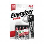Energizer Max AAA Battery (Pack of 4) E303325600 ER43814