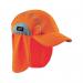 Ergodyne High Performance Hat with Shade Orange EY6650OR ERG12521