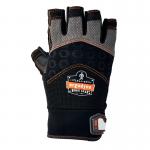 Ergodyne Impact Fingerless Gloves 1Pr BlackGrey S EY900S ERG17692