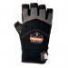 Ergodyne Impact Fingerless Gloves 1Pr BlackGrey L EY900L ERG17694