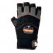 Ergodyne Impact Fingerless Gloves 1 Pair BlackGrey 2XL EY900-2XL ERG17696