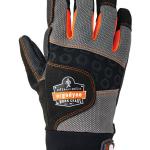 Ergodyne Full Finger Anti Vibration Gloves 1 Pair Black/Grey S ERG17702