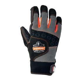 Ergodyne Full Finger Anti Vibration Gloves 1 Pair BlackGrey M ERG17703