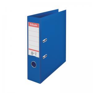 Esselte No 1 Lever Arch File Slotted 75mm A4 Blue Pack of 10 811350