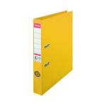Esselte No1 Plastic Lever Arch File 50mm A4 Yellow (Pack of 10) 811410 ES00609