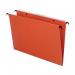 Esselte Orgarex Suspension File V Base Foolscap Orange (Pack of 50) 10402 ES10402