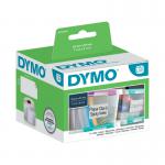 This photo captures a stack of 1000 white Dymo 11354 LabelWriter labels for the Dymo Label Writer. With a size of 57mmx32mm, these labels are perfect for creating professional-looking labels for any project or labeling needs.