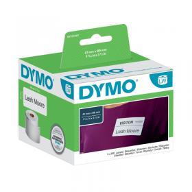 Dymo 11356 Name Badge Labels 89mm x 41mm (Pack of 300) S0722560 ES11356