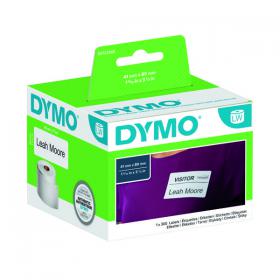 Dymo 11356 Name Badge Labels 89mm x 41mm (Pack of 300) S0722560 ES11356