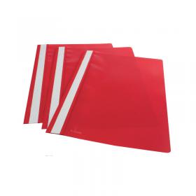 Esselte Report File Polypropylene A4 Red (Pack of 25) 28316 ES28316