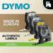 Dymo D1 Tape 12mmx7m BlackWhite (Pack of 20) 2231632 ES31632