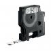 The Dymo D1 LabelMaker Tape in black on white is 12mm wide and 7m long. It is compatible with the Dymo Label Maker 45013, perfect for labeling and organizing items. The tape is durable and easy to use, making it a great tool for any task.